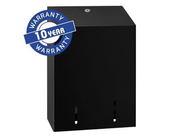 MERIDA STELLA BLACK LINE multiflat toilet paper dispenser, holds up to 900 toilet paper sheets, black